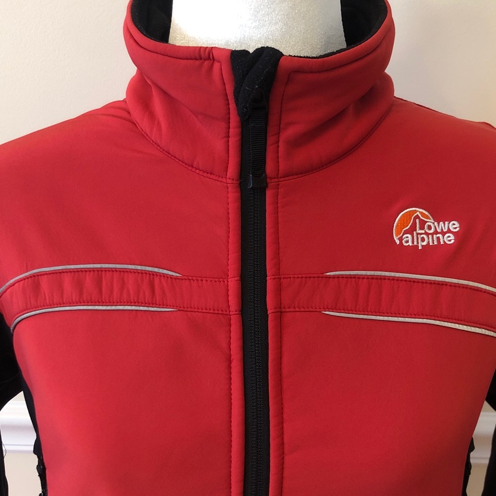 Lowe Alpine Women’s Softshell Jacket Red With Bla… - image 2